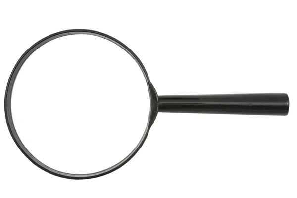 Magnifying glass isolated on white background — Stock Photo, Image