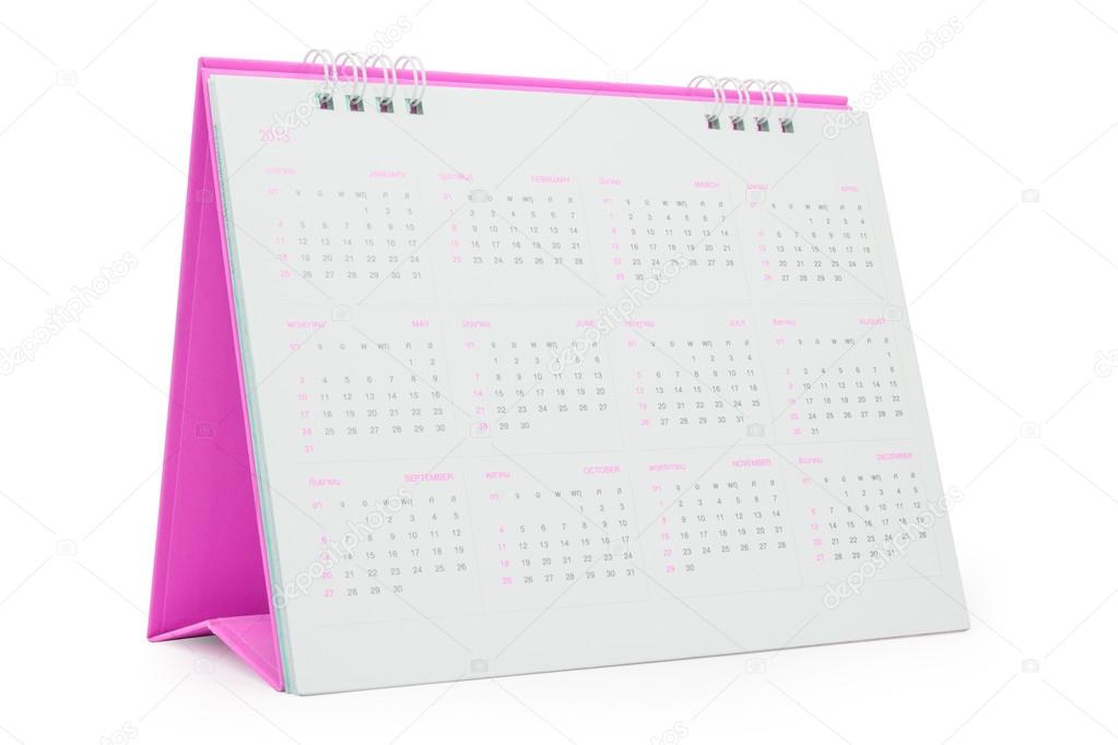 Desk Calendar 2015