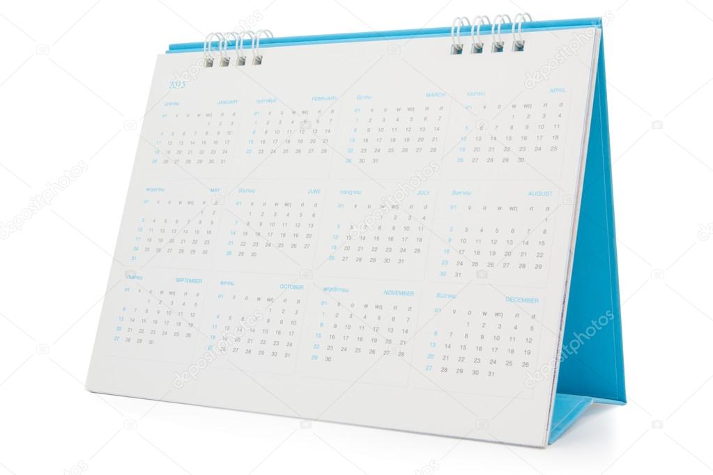 Desk Calendar 2015 Stock Photo C Onairjiw 54940045