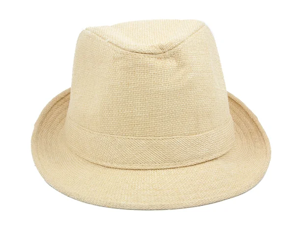 Sombrero marrón aislado en un blanco — Foto de Stock