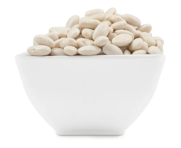 White beans  cup isolated — Stock Photo, Image