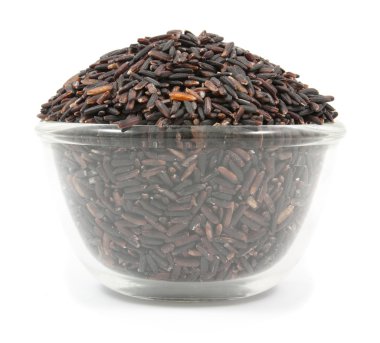 Siyah Cam fincan izole pirinç