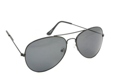 beyaz izole havacı güneş gözlüğü