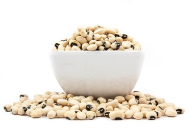 black Eyed peas fasulye izole 