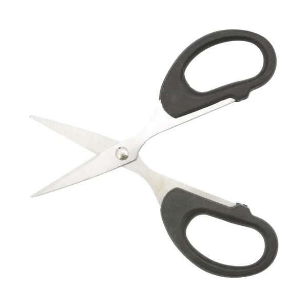 Scissors with black handles — Stock Photo, Image
