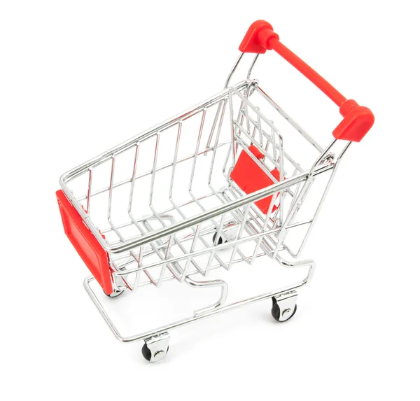 Shopping cart isolated — Stock Photo, Image