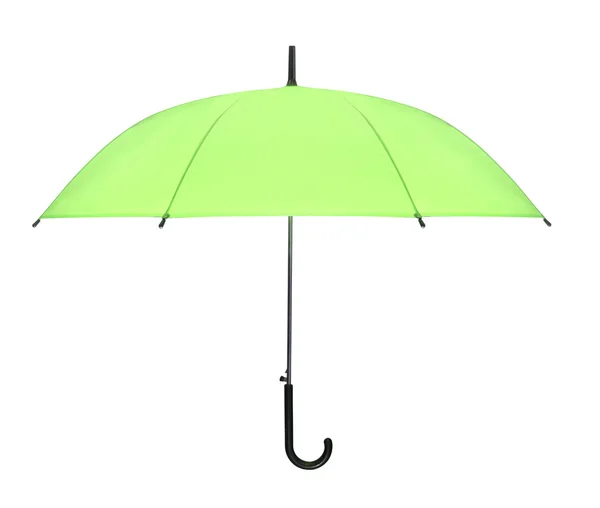 Zelený deštník, samostatný — Stock fotografie