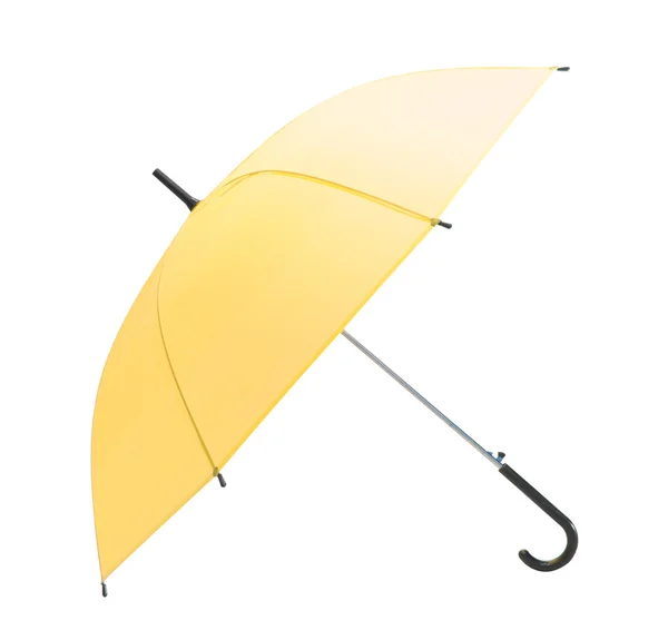 Žlutý deštník, samostatný — Stock fotografie