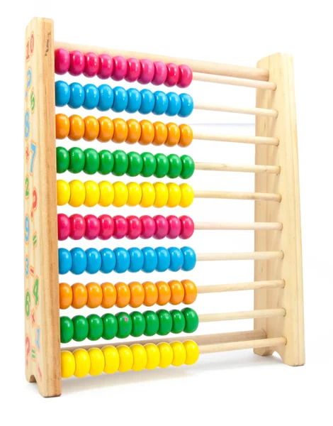 Brinquedo colorido abacus para aprender a contar — Fotografia de Stock