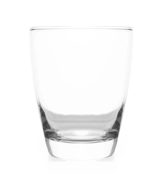 Leeres Glas isoliert — Stockfoto