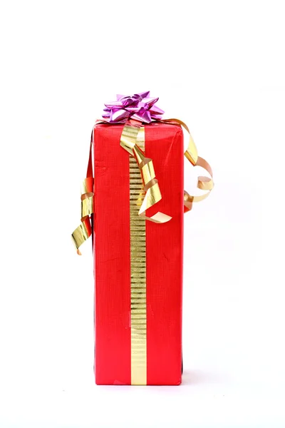 Red gift box — Stock Photo, Image