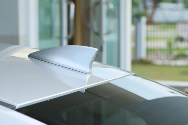 GPS aerial antenna shark fin shape on a car — Stock Photo, Image