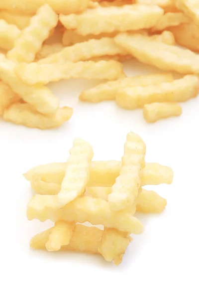 Nära håll pommes frites potatis — Stockfoto