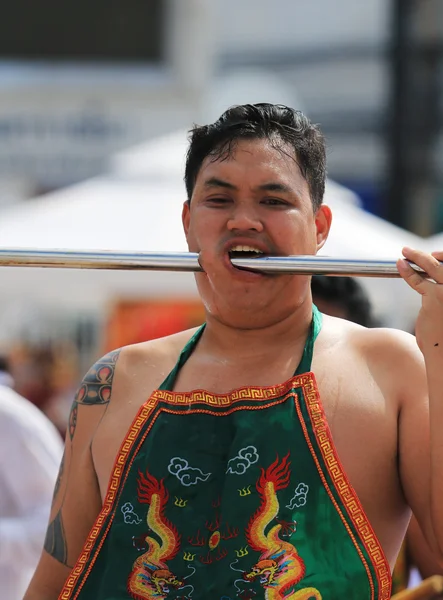 Vegetariska nio kejsaren gudarna Festival — Stockfoto