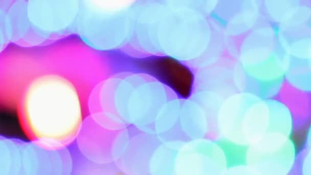 Abstract colorful bokeh background — Stock Video
