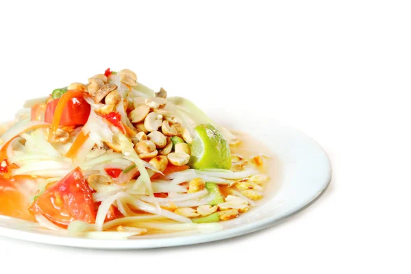Papaya salad Thai food — Stock Photo, Image