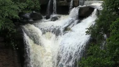 Haew Su Wat Şelalesi Tropikal Orman, Khao Yai Ulusal Parkı, Tayland.