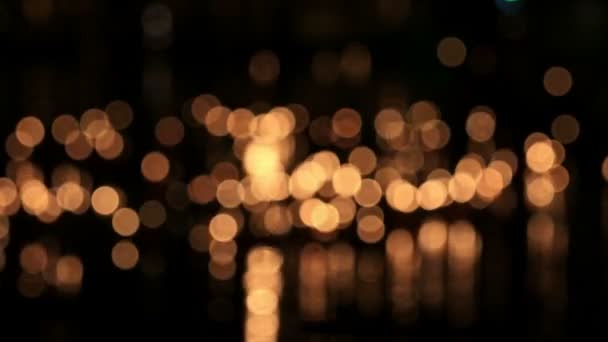 Iluminación de velas fondo abstracto . — Vídeo de stock