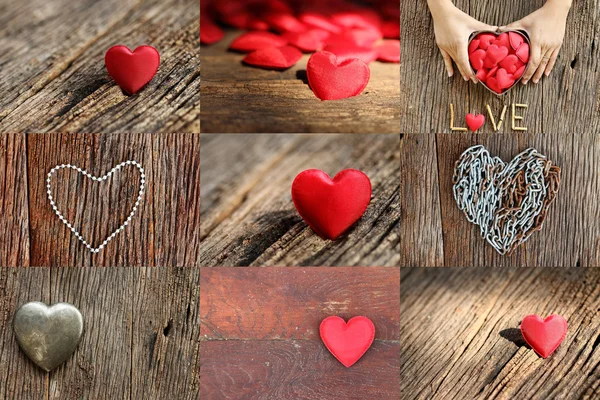 Set of heart shape. — Stock Photo, Image
