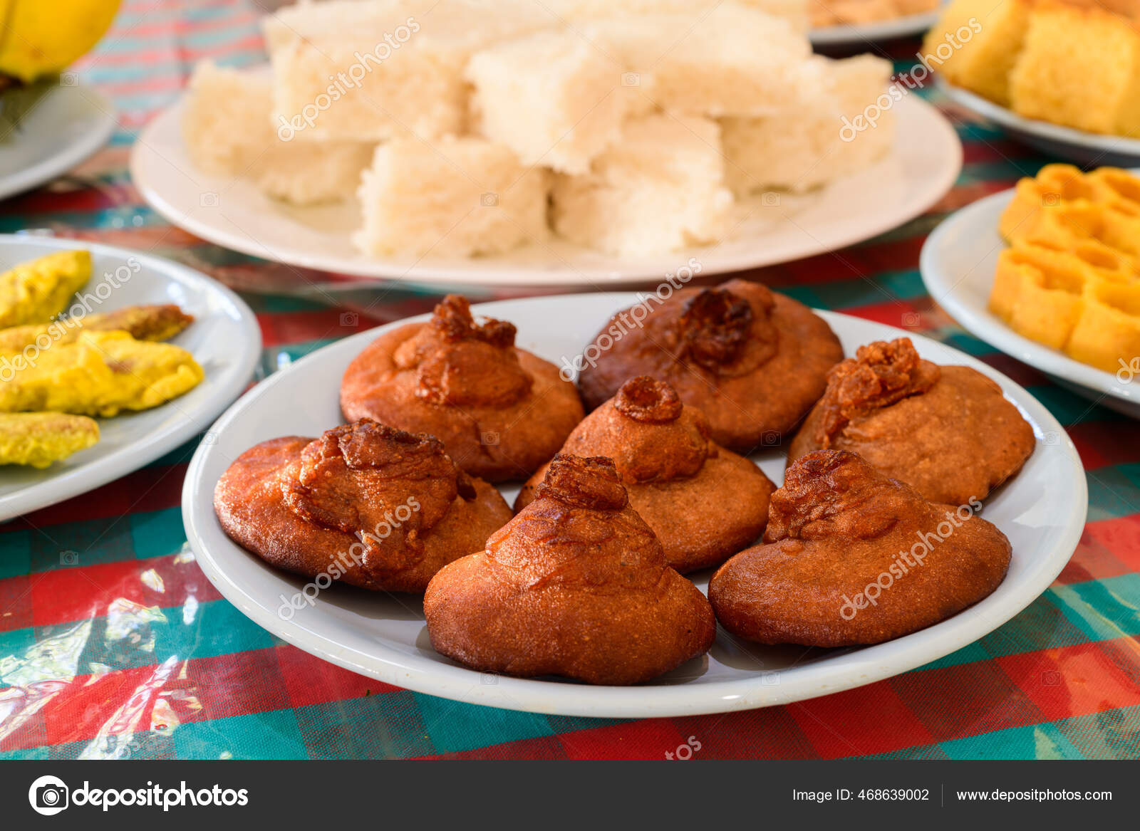 Sinhala Tamil New Years Day Celebration Traditional Sweets Food Table