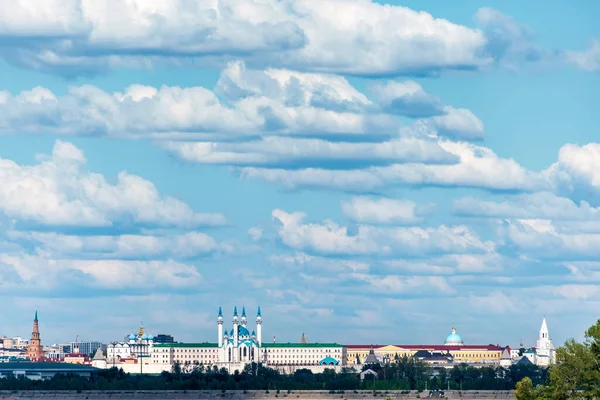 Uitzicht Het Kazan Kremlin Een Unesco World Heritage Site Vanaf — Stockfoto