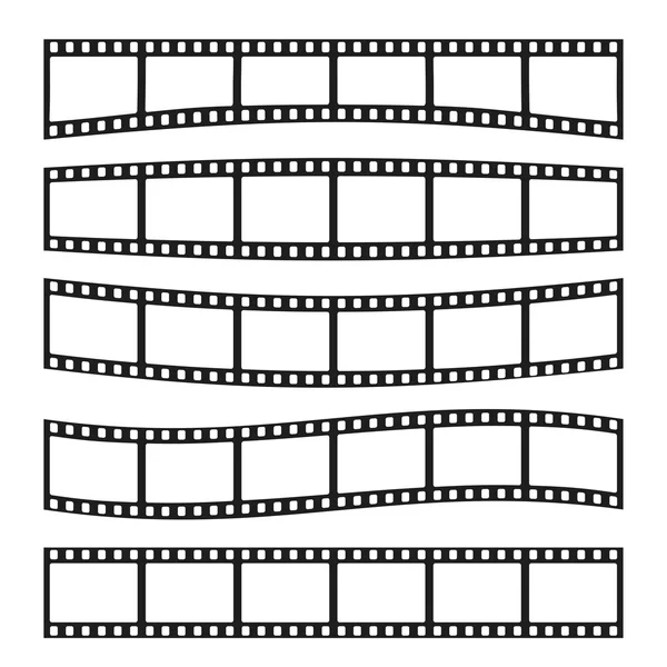 Template film roll — Stock Vector