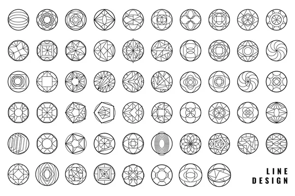 ベクトル抽象的な幾何学的図形 — ストックベクタ