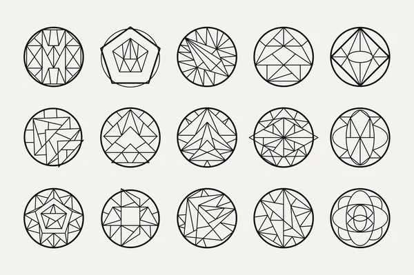 Formes géométriques abstraites vectorielles — Image vectorielle