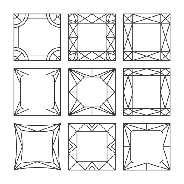 Modèles de cadres vectoriels photo — Image vectorielle