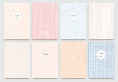 Şablon vektör kartları