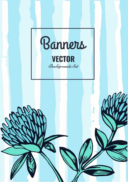 Tarjeta vectorial plantilla creativa — Vector de stock