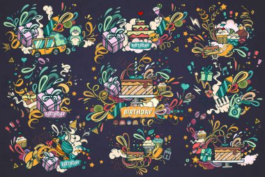 İyi ki doğdun soyut