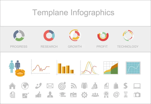 Infografías — Vector de stock