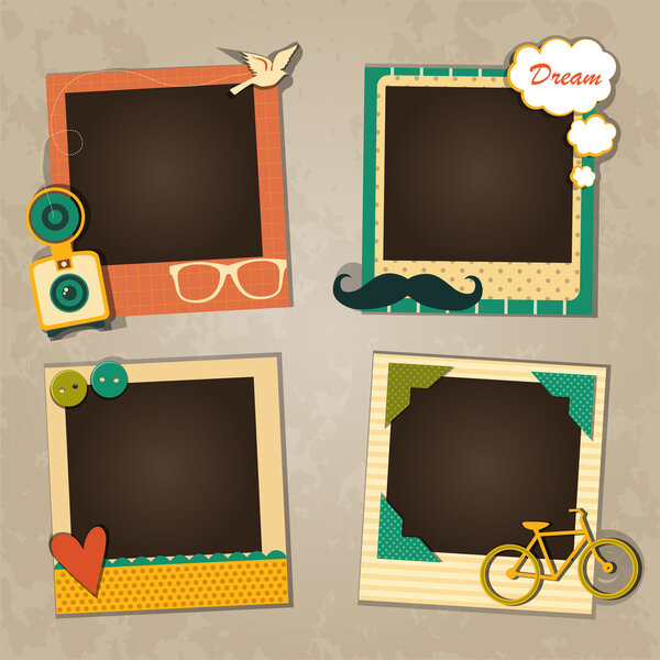 Decorative template frame