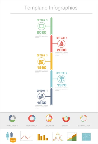 Infográficos — Vetor de Stock