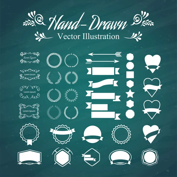 Hand-draw — Stock Vector