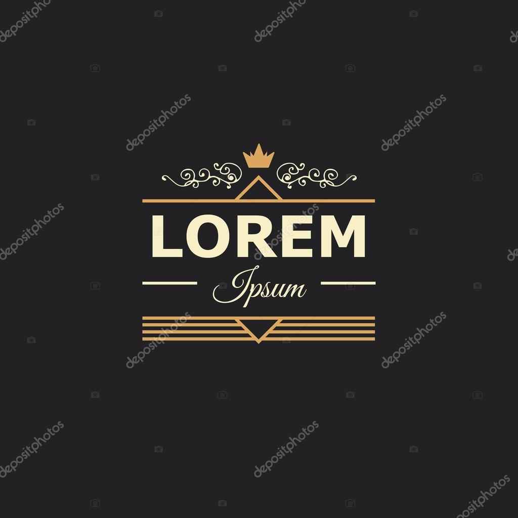 Retro Vintage labels Insignias or Logo set. Vector design elements business signs, branding, badges, objects, identity, labels