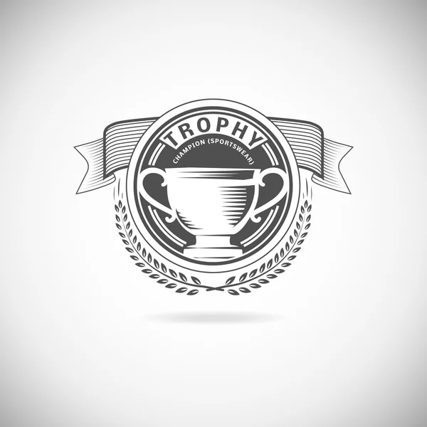 Vector logos ganadores — Vector de stock