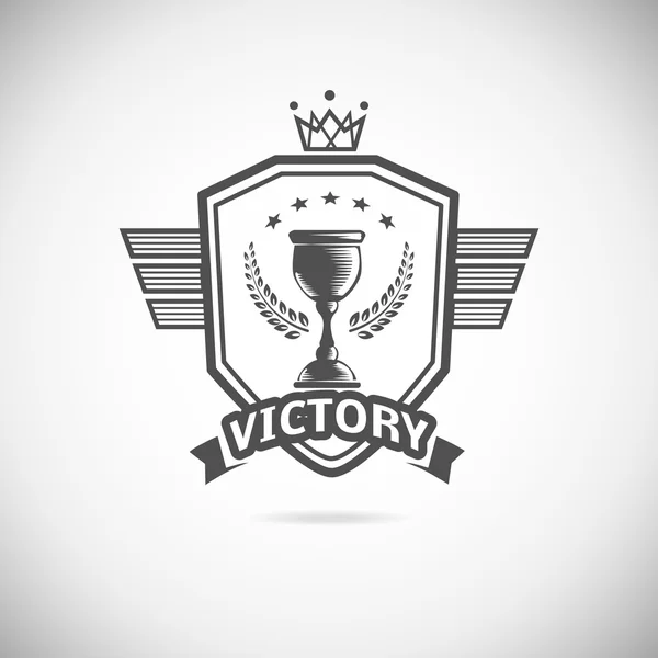 Vector logos ganadores — Vector de stock