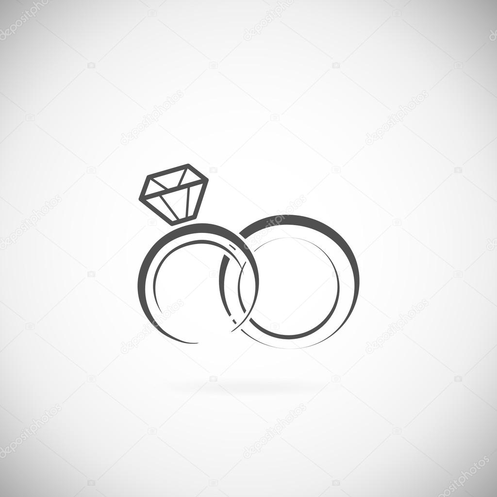 Wedding Rings Vector SVG Icon (10) - SVG Repo