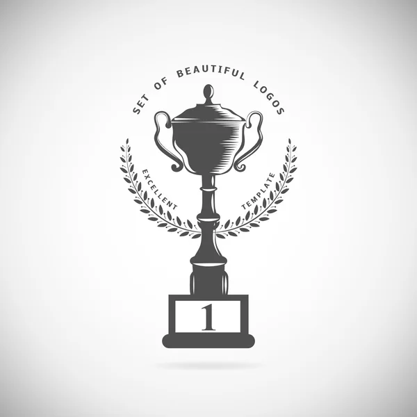 Copa trofeo — Vector de stock