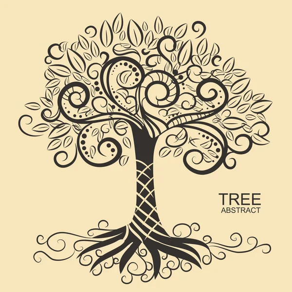 Árvore vetorial abstrata — Vetor de Stock