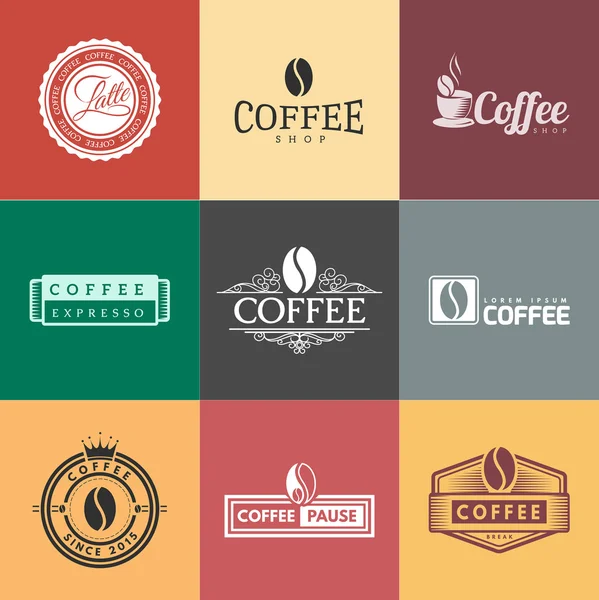 Coffee Vintage Logo — Wektor stockowy