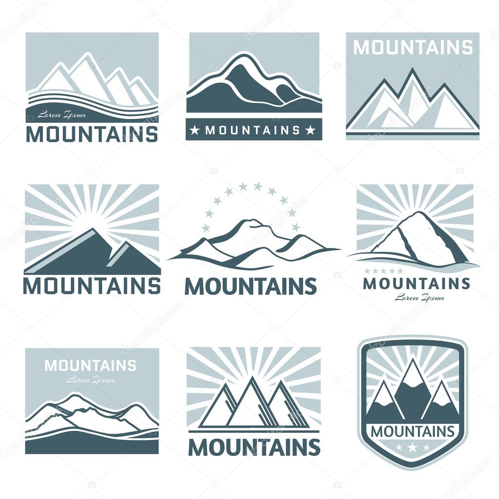 Mountains  logo  travel