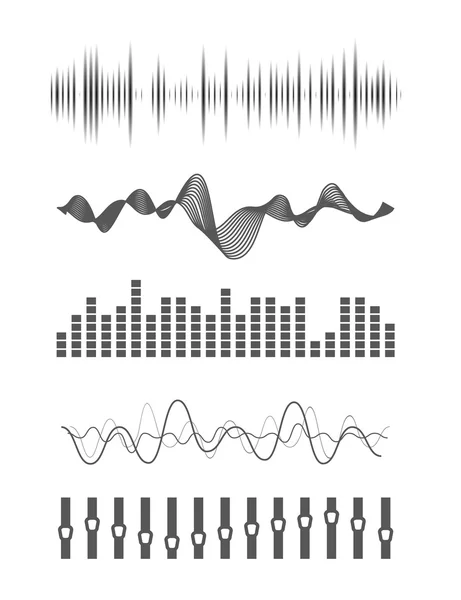 Ecualizador de audio Ilustración De Stock