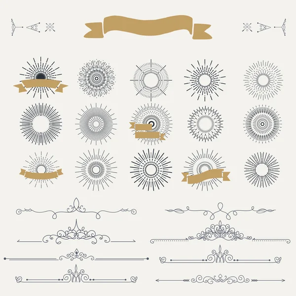 Gyűjteménye vektor vintage patterns — Stock Vector