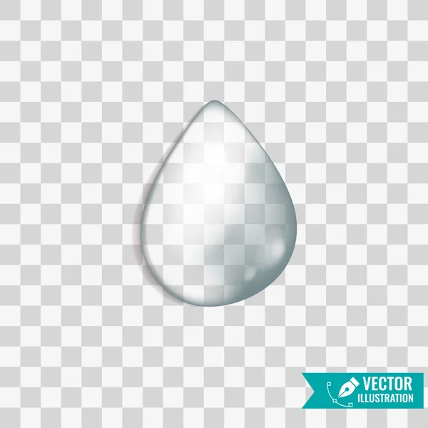 Druppel water — Stockvector