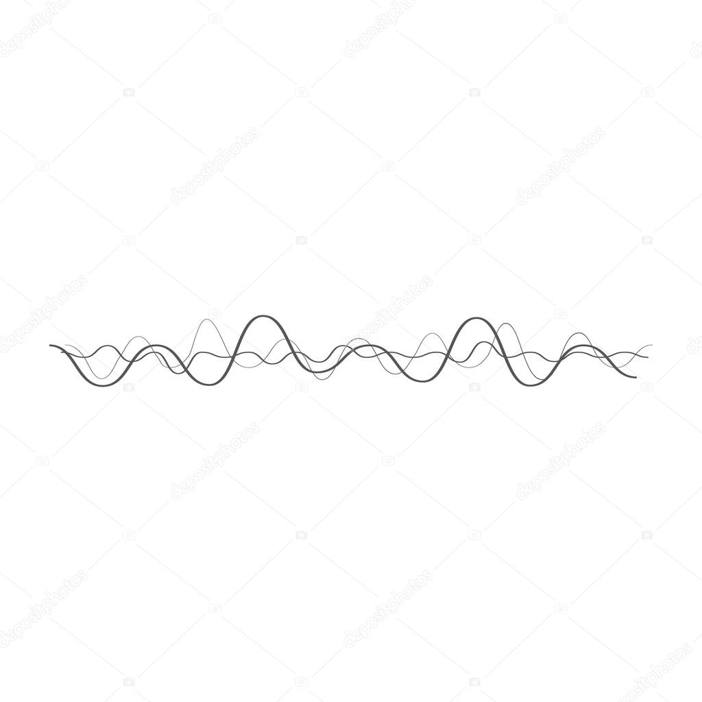 Vector music wave