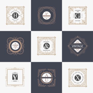 Monogram lüks çerçeve