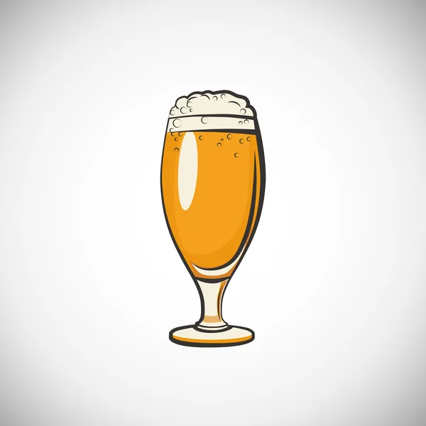 Tazas de cerveza — Vector de stock